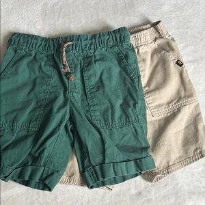 6T Caterpillar and Joe fresh Green & Khaki Kids Cargo Shorts